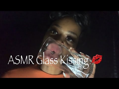 ASMR Glass Kissing 💋