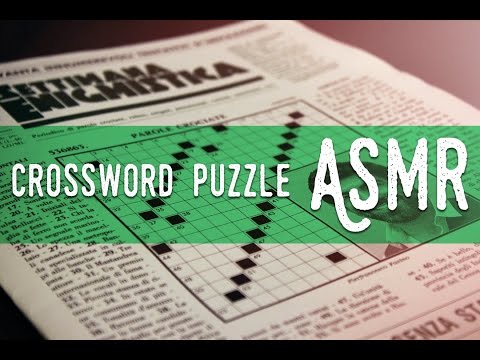 ASMR ita - Whispering and Crossword Puzzle (Settimana Enigmistica)