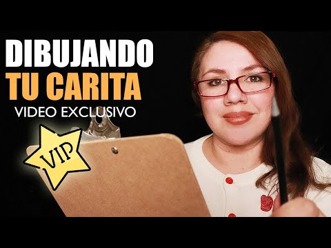 ASMR Español Dibujando tu Carita paraque Duermas / Murmullo Latino