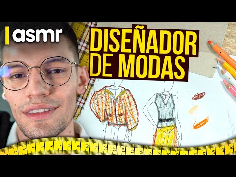ASMR roleplay para dormir diseñador de modas ASMR español