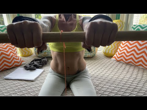 ASMR exercise at home. Forearm pump.