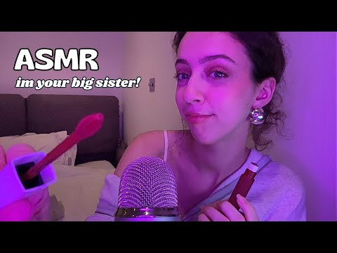 Your Big Sister gets you ready for New Years Eve | ASMR
