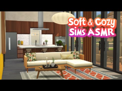 Sims ASMR 🏡 Super Cozy House Decorating ✨ Relax & Sleep 😴 Binaural Whispers