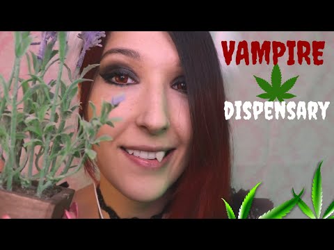 ASMR - VAMPIRE DISPENSARY ~ Trying Tingly Magic Herbs ((Getting Lit w/ Smolpire))