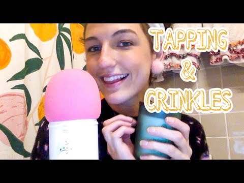 ASMR~ TINGLY CRINKLE & TAPPING SOUNDS :)