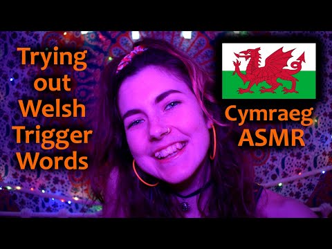 ASMR: Trying out Welsh/Cymraeg Trigger Words! [Popty Ping, Whispering, Hand Movements, Mouth Sounds]