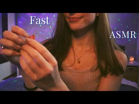 ASMR | Fast and Aggressive Mouth Sounds with Nail Tapping