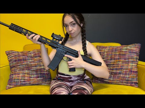 ASMR Ruger 556 Intense Rifle Tapping Sounds and Whispering for Deep Sleep and Relaxation ￼