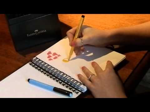 ASMR Drawing with Colouring Pens - Softly Spoken Whisper