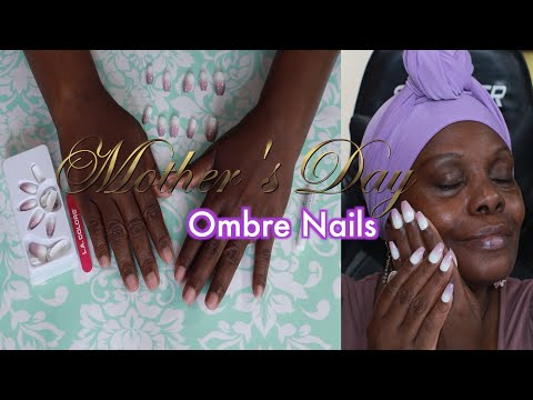 OMBRE NAILS ASMR JUICY FRUIT CHEWING GUM