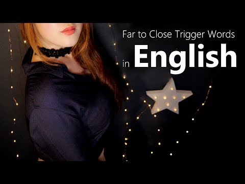 ASMR 30 Trigger Words in English with Moving Around You⭐