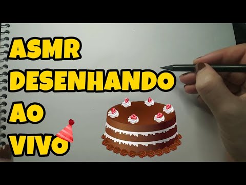LIVERSÁRIO DE ASMR - DESENHANDO COM VOCÊ!