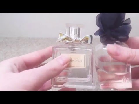 ASMR Perfume bottle sounds (tapping, whispers)