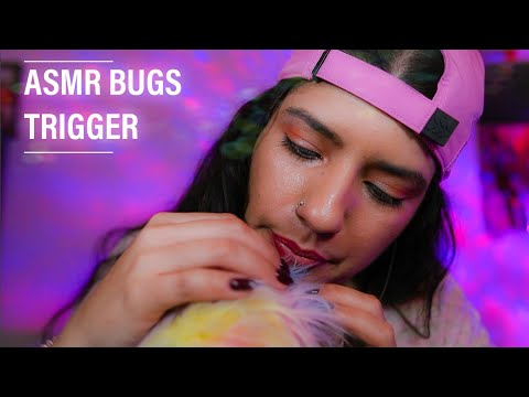 ASMR BUGS TRIGGER with TINGLY INAUDIBLE WHISPERS 💤