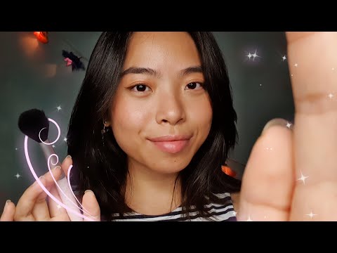 ASMR Slow Personal Attention & Soft Whispers For Sleep 🤍 (Face Brushing, Scalp Massage, Plucking...)