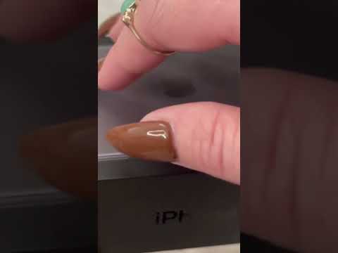 iPhone 13 Box Tapping ASMR with Long Acrylic Nails #asmr #shorts #iphonetapping