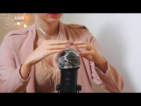 ASMR | Crinkly Blue Yeti Microphone for Tingles (Brain Massage) 😴