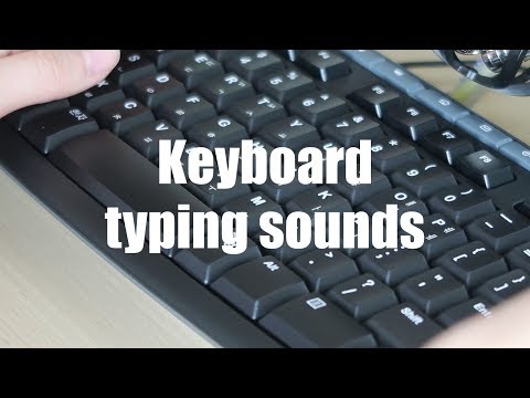 ASMR 4가지 키보드 타이핑 Keyboard tapping sounds(No talking)