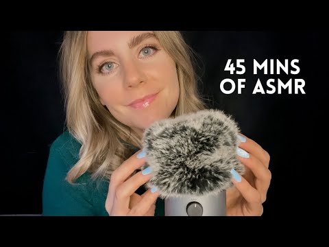 Christian ASMR | Fluffy Mic Scratching and Hand Movements (Visual Triggers) | Whispering Psalm 33-35