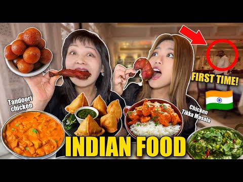 EATING INDIAN FOOD for the first time! *SPECIAL Guest*