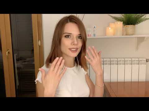 My first EVER ASMR Video : skin treatment and make up roleplay