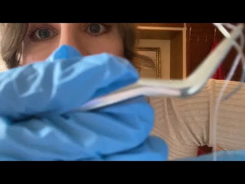ASMR - You got injured in the woods but your mom is a doctor 🩺 (Gloves / Nature sounds)
