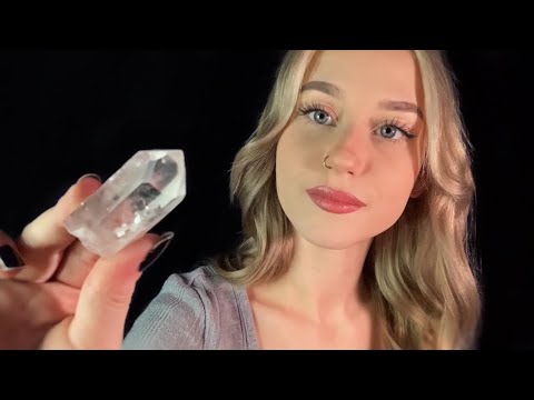 ASMR | Doing Your Make-up With the Wrong Props (Crystals)