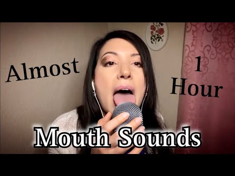 ASMR - Relax with Mouth Sounds Compilation (Spit Painting, Lens Licking, Kisses, Chewing Sounds)