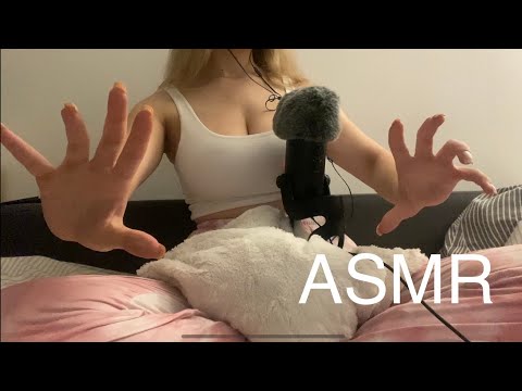 ASMR soft whispers + bed chit chat 😴