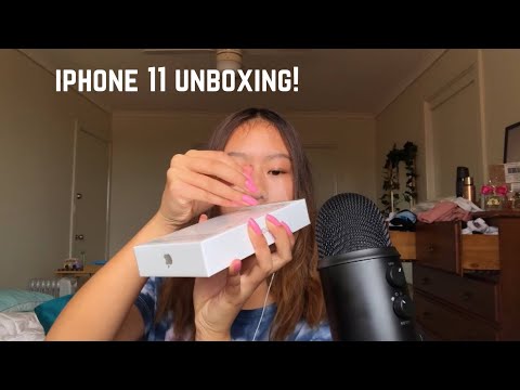 ASMR unboxing my iphone 11 📱