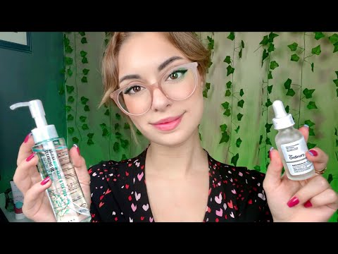 ASMR Spa Facial Treatment, Layered Sounds, Eyebrow Plucking, Personal Attention & Check In 💖