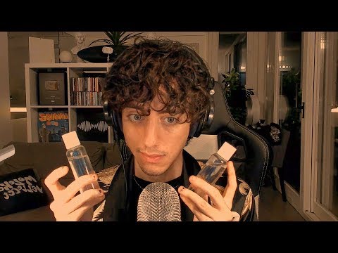 ASMR WITH LITTLE WATER BOTTLES