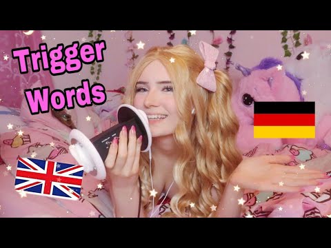 ASMR - Trigger Words in English and German | Lealolly