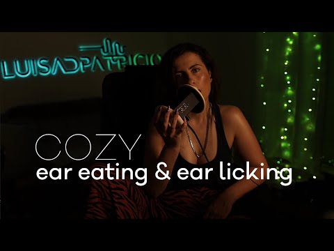 ASMR | Cozy Ear Licking & Ear Eating