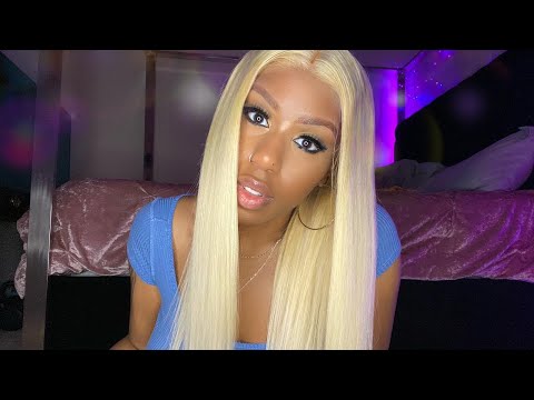 ASMR | 🌸 613 Barbie Blonde Hair Review ft. Arabella Hair
