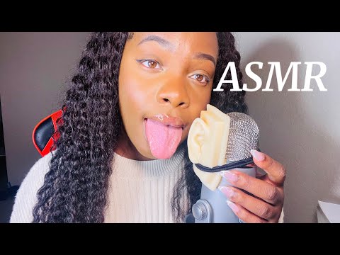 ASMR Ear Eating w/ Soft whispers (mouth sounds) Part 3