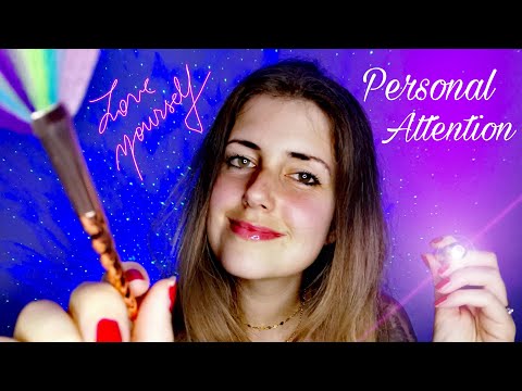 ASMR deutsch | Random PERSONAL ATTENTION 💜 whispering about SELF LOVE 💜 positive affirmations german
