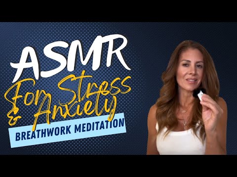 ASMR 💙 Deeply Soothing & Relaxing Breathwork Meditation for Stress & Anxiety 🌙🧘🏽‍♀️
