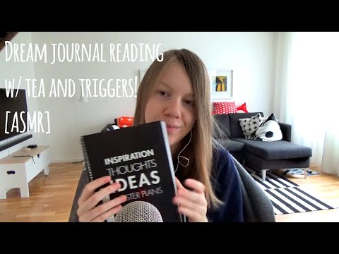 [ASMR] Dream Journal Reading & Triggers! (Whispering, Page-turning, Crickling, Tapping & more!)