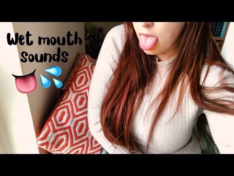 ASMR - WET MOUTH SOUNDS IN THE DARK