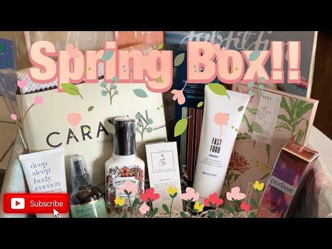 ASMR| Unboxing my 2020 Spring FabFitFun box 🌸🦋 📦 (LOTS of tapping!)