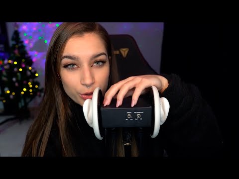 ASMR Brain Tingling ~ 3Dio Scratching & Mouth Sounds | MUY RELAJANTE
