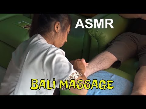 ASMR : BALİ MASSAGE :TURKISH MASSAGE BARBER : foot massage : lady masseur : ayak masajı :bali masajı