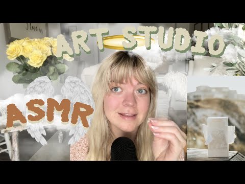 ASMR art studio assistant day in the life 🕊ramble (DV survivors, & future ideas)