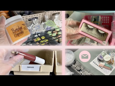 [ASMR] Pick & Pack Orders With Me! Small Business Edition 🤍