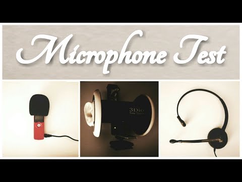ASMR Microphone Comparison Test - Tell me Your Favourite! (3Dio, Zoom, Headset)