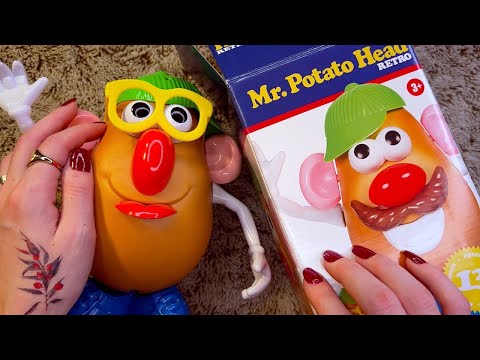 ASMR Mr. Potato Head! (box tapping, building, rummaging)