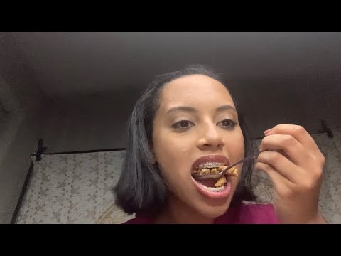 ASMR:|| Eating Chicken and Rice with Mouth Sounds (Whispered Rambles) || SEPTEMBER 30, 2021