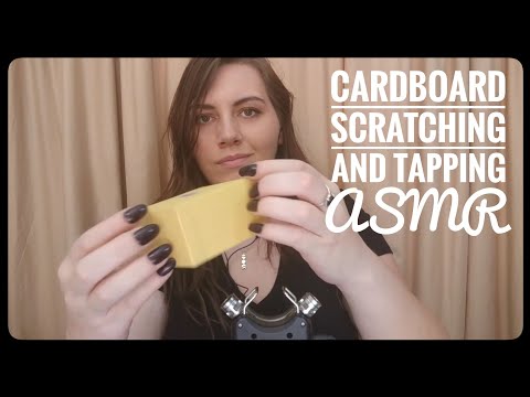 ASMR Cardboard Tapping and Scratching In Your Ears