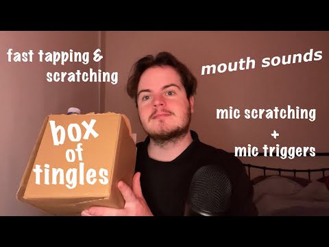 Fast & Aggressive ASMR Box of Tingles (Mouth Sounds, Fast Tapping & Scratching, Mic Triggers)